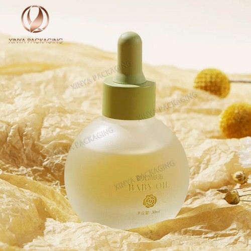 30ml ball serum bottles baby oil glass bottles cosmetic container beauty skincare packaging