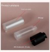 Acrylic Round Rotating Vacuum Cosmetic Press-type Lotion Dispensing Bottle