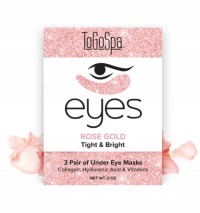 ToGoSpa Rose Gold Under Eye Masks
