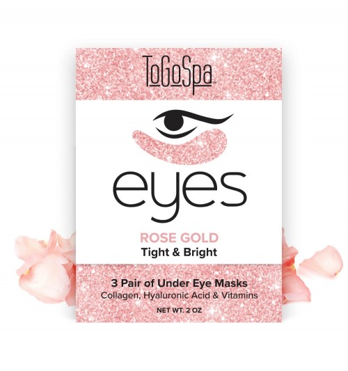 ToGoSpa Rose Gold Under Eye Masks