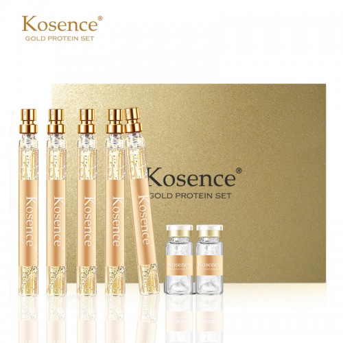 Kosence Golden Collagen Thread Face Care Firming Lifting Serum Korean 24K Gold Protein Thread