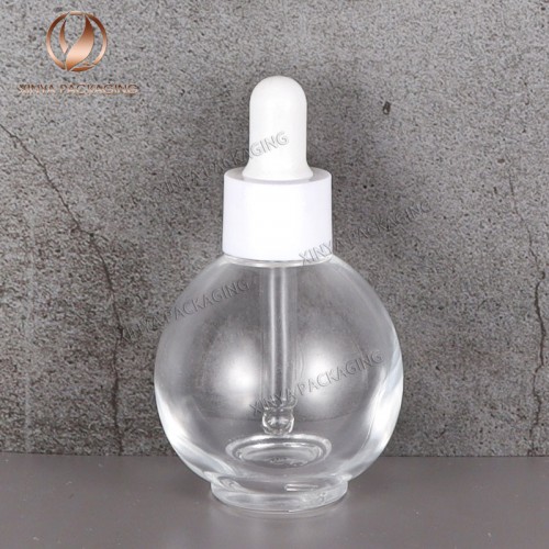 30ml ball serum bottles baby oil glass bottles cosmetic container beauty skincare packaging