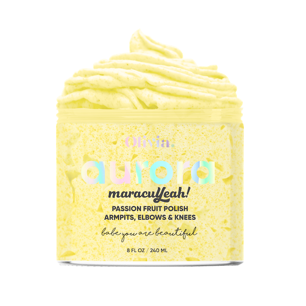 Olivia Beauty Exfoliating Leg & Body Scrub – All-Natural, Organic Formula for Women – Smooths, Hydrates & Softens Sensitive Skin – Moisturizing Skincare for Radiant Glow – 8 oz