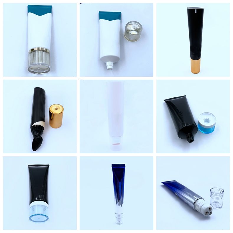 Custom Cosmetic Tube Container, Plastic PE Squeeze Tube Container, Empty Soft Tube Packaging