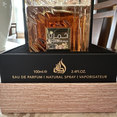 Lattafa Khamrah Vanilla, Warm Spicy, Amber, Cinnamon Eau de Parfum