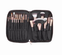 26pcs Cosmetic Brush Set Makeup Brush with Zipper Pouch