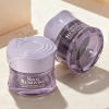 50g Purple Transparent Glass Cream Jar with Light Purple Decorative Lid, Cosmetic Jar for Face Cream & Skin Balm