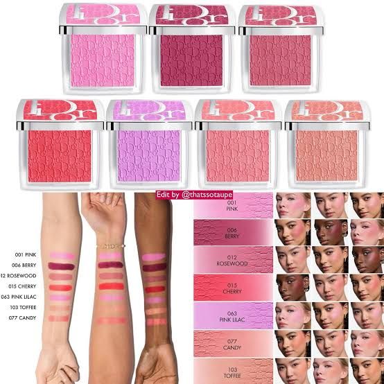 Authentic DIOR ROSY GLOW BLUSH Backstage