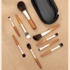 9pcs Professional Makeup Brush Set with Natural Wooden Handle Premium Synthetic Hair Foundation Powder Eyeshadow Brushes Private Label