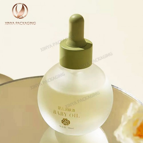 30ml ball serum bottles baby oil glass bottles cosmetic container beauty skincare packaging