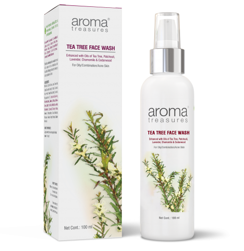 Aroma Treasures Tea Tree face wash ( 100 ml )