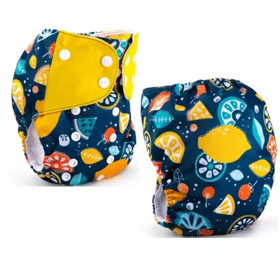 Baby Softy Breathable Waterproof Pocket Cloth Diaper Soft TPU Baby Diaper Wetness Indicator Baby Diaper