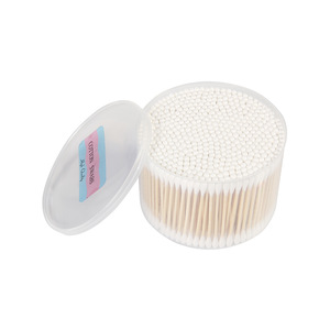 Bamboo stick cotton swab/Bamboo cotton bud in PP box /Manufacturer with CE FDA approved