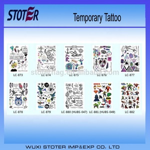 China 2015 hot sale 3d temporary tattoos,flash tattoos,3d tattoo stickers