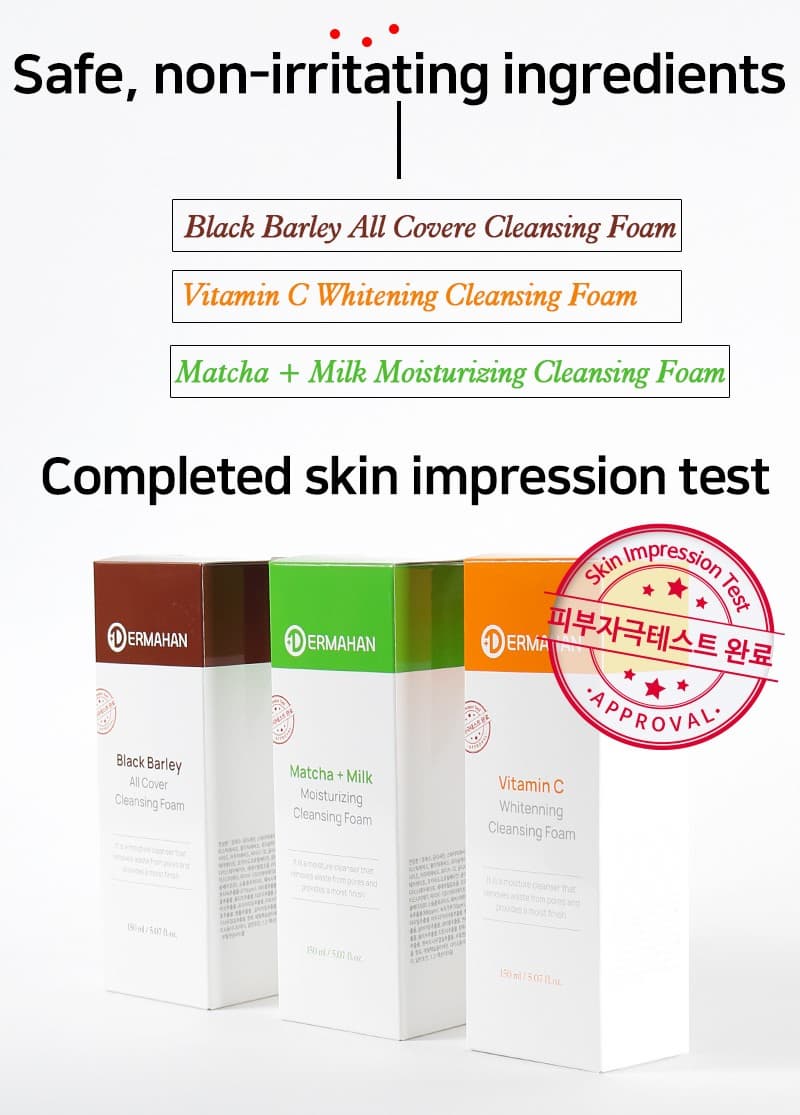 Dermahan Vitamin C Whitening Cleansing Foam 150ml