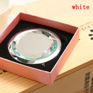 Designer Gold Monogram Crystal Compact Mirror - Yiwu Good Morning