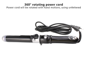 Digital hair curling iron hair perm machine with swivel power cord