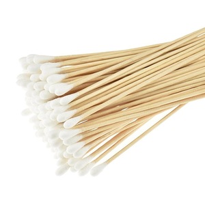 eco friendly medical  sterile  q tips  pure q-tips qtip bamboo wood wooden plastic stick cotton swabs in buds