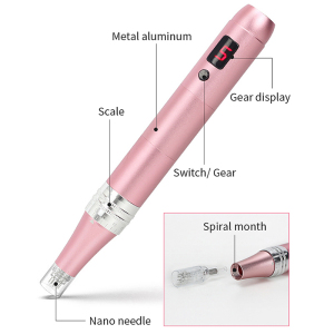 Electric Skin Care Tools Wireless Microneedling Pen Acne Scar Removal Professional Derma Pen Tattoo Gun Mesotherapy