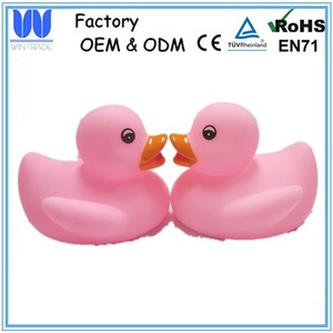 Factory supply floating vinyl plastic duck baby bath toy