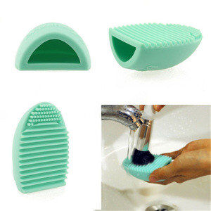 Fashion Cleaning Brush Egg Wash Silica Makeup Brush Cosmetic Tools