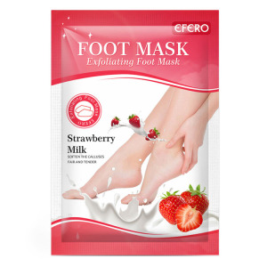 Foot Peel Mask Exfoliating Treatment Feet Skin Callus Removal nourishing exfoliating foot strawberry milk mask