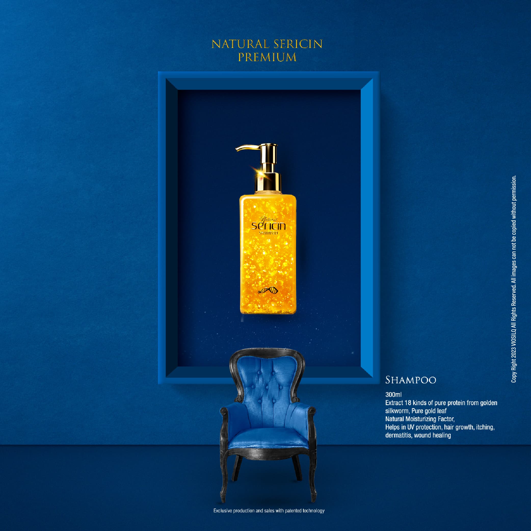 Golden Silk Sericin Premium Shampoo