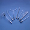 High frequency rod glass tube parts skin care machine accessories for dry and inactive skin tightening beauty instrument 7 in 1