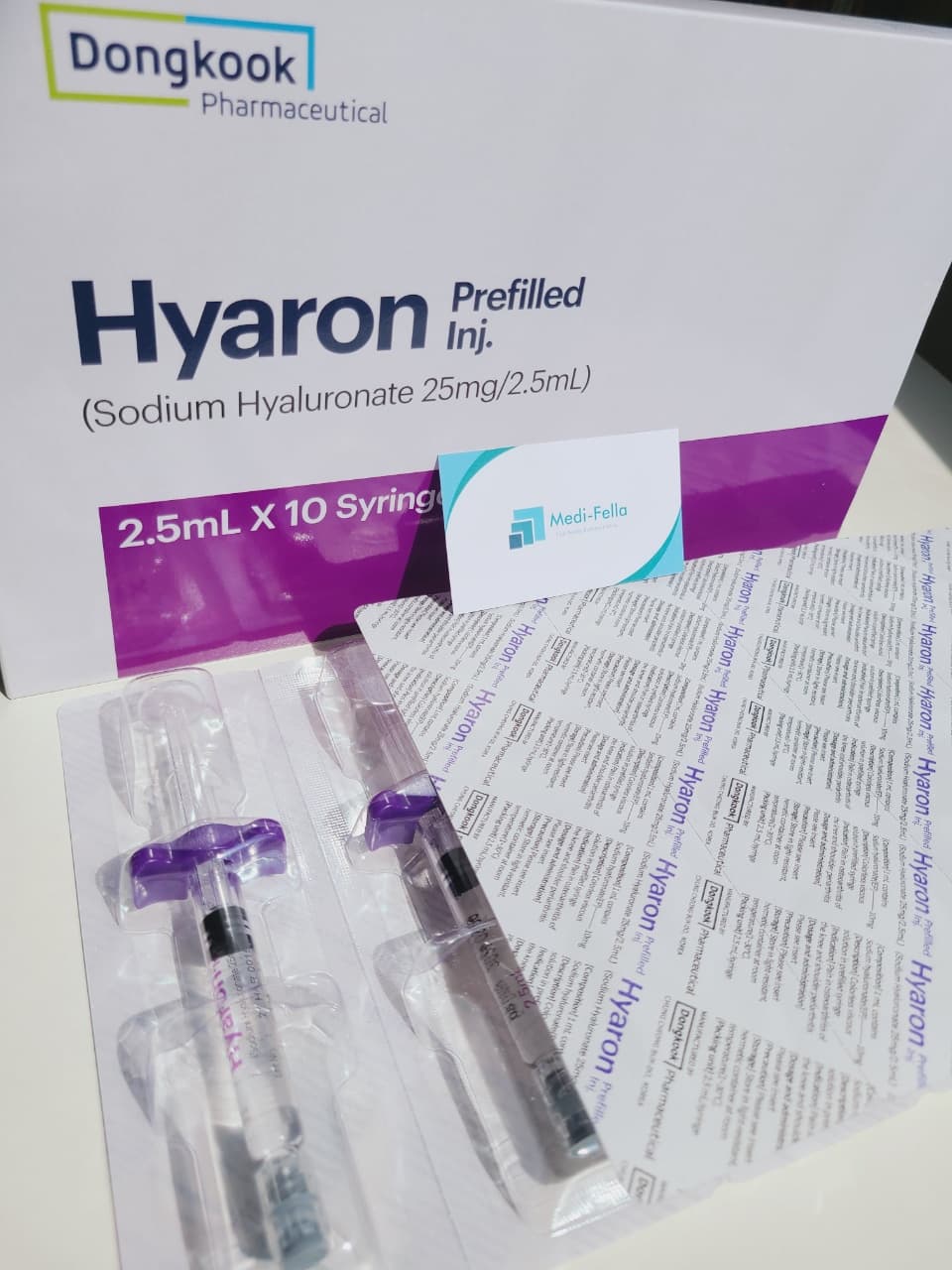 Hyaron Korea Skin Brightening Injections Prefilled SODIUM HYALURONATE INJECTION