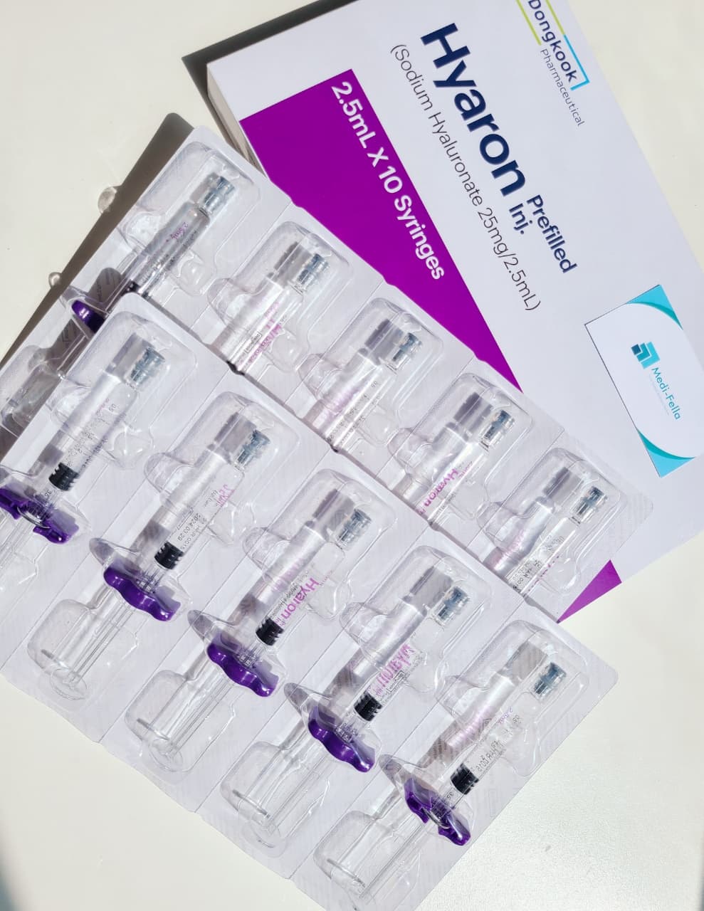 Hyaron Korea Skin Brightening Injections Prefilled SODIUM HYALURONATE INJECTION