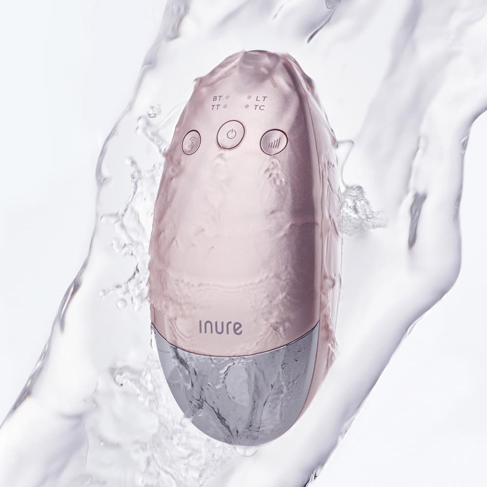 Inure body slimming body care galvanic ems rf ultrasonic wave beauty device 