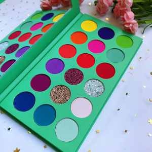 Low Moq Private Label Pressed Pigment Eyeshadow Palette With Your Own Brand Name