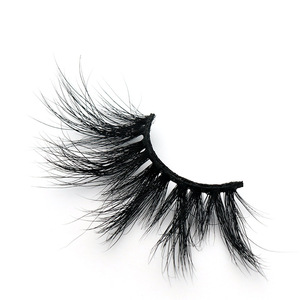 New arrival 27mm mink lashes  false eyelashes with private label own brand China vendor