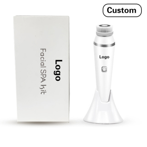 OEM high quality wireless charging face brush silicone waterproof soft face brush cleansing facial brush