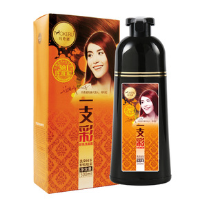 OEM Permanent Best salon hair dye brand 100% chemical free bio organic hair dye shampoo for women