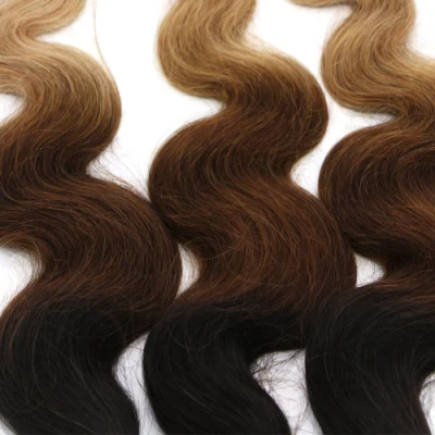 Ombre 1b/4/27 Brazilian Human Remy Hair Body Wave Remy Hair Bundles