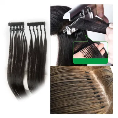 Original Manufacturer Factory 1st Generation Faster Natural Real Hair Extension 6D Hair Extensions Machine Kit