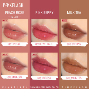 PINKFLASH Clear Liquid Lip Gloss Factory Lip Gloss Supplier Wholesale Price