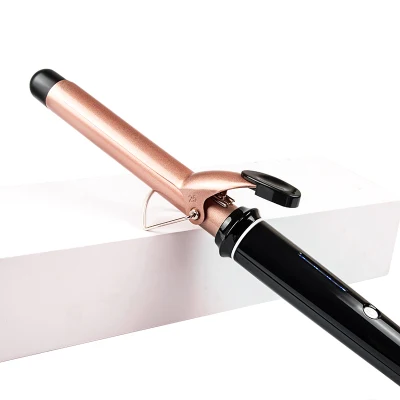 Portable Rotating Professional Barrels Wand Crimping Iron for Hair Curler