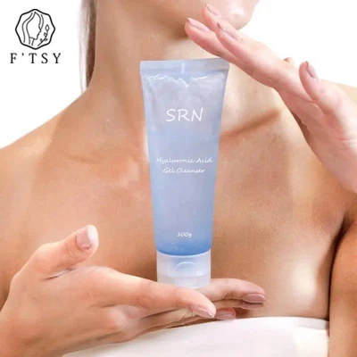 Private Label Moisturizing Nourishing Deep Cleansing Hyaluronic Acid Facial Gel Cleanser