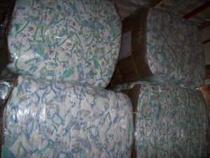 Rejected Diapers In Bales