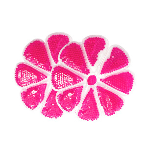 Reusable gel beads ice pack hot & cold  therapy  breast cooling pads with custom logo