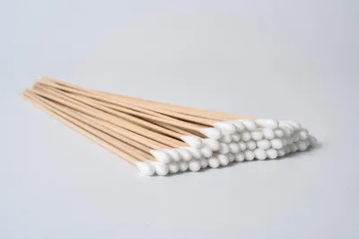 Reusable White Eco Friendly Organic Bamboo Cotton Buds with Custonized Size