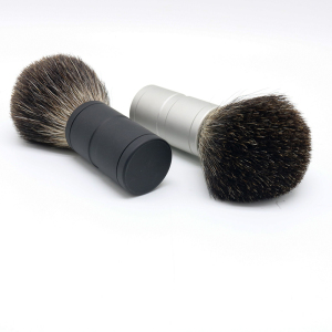 Shaving brush Material Personalized Pure Badger hair Mens shaving Barber Brushes with Metal handle