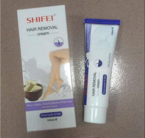 SHIFEI China factory free samples best hair Armpit hair armpit whitener permanent body hair removal cream for men or woman