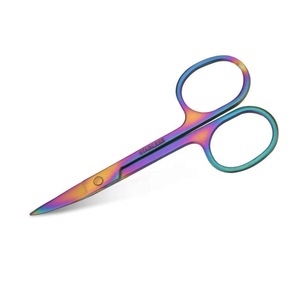 Stainless Steel Eyebrow Scissor Makeup Tool for Facial Hair Scissors, Eyelashes,