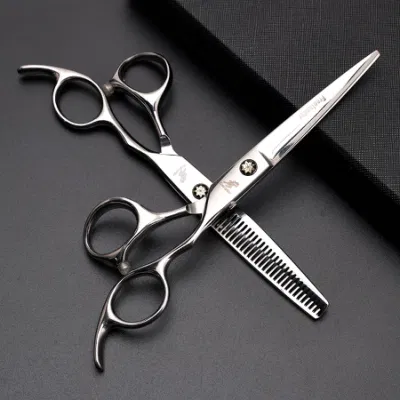 Stainless Steel Hairdressing Silver Scissors Professional Hair Stylist Special Hairdressing Flat Scissors Tooth Scissors