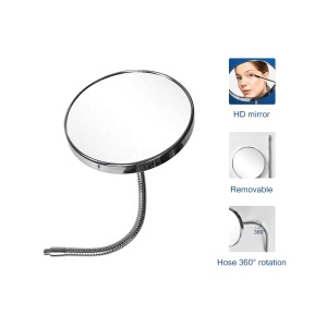 stand 0x flexible free standing led cosmetic mirror