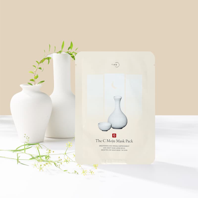 The C Moju Mask Pack – Vegan Brightening &amp; Anti-Wrinkle Sheet Mask for Sensitive Skin