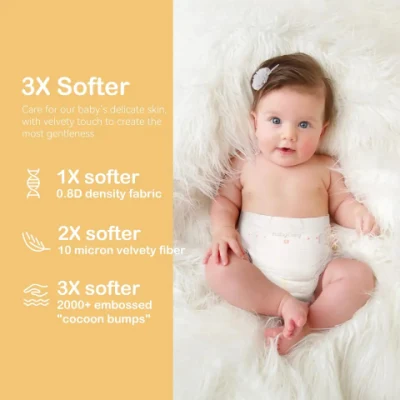 Ultra Thin Baby Pull up Nappy Super Soft OEM Order